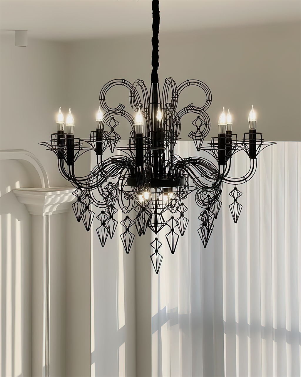 Lustre Baroque Luxe Câble - Neutralighting