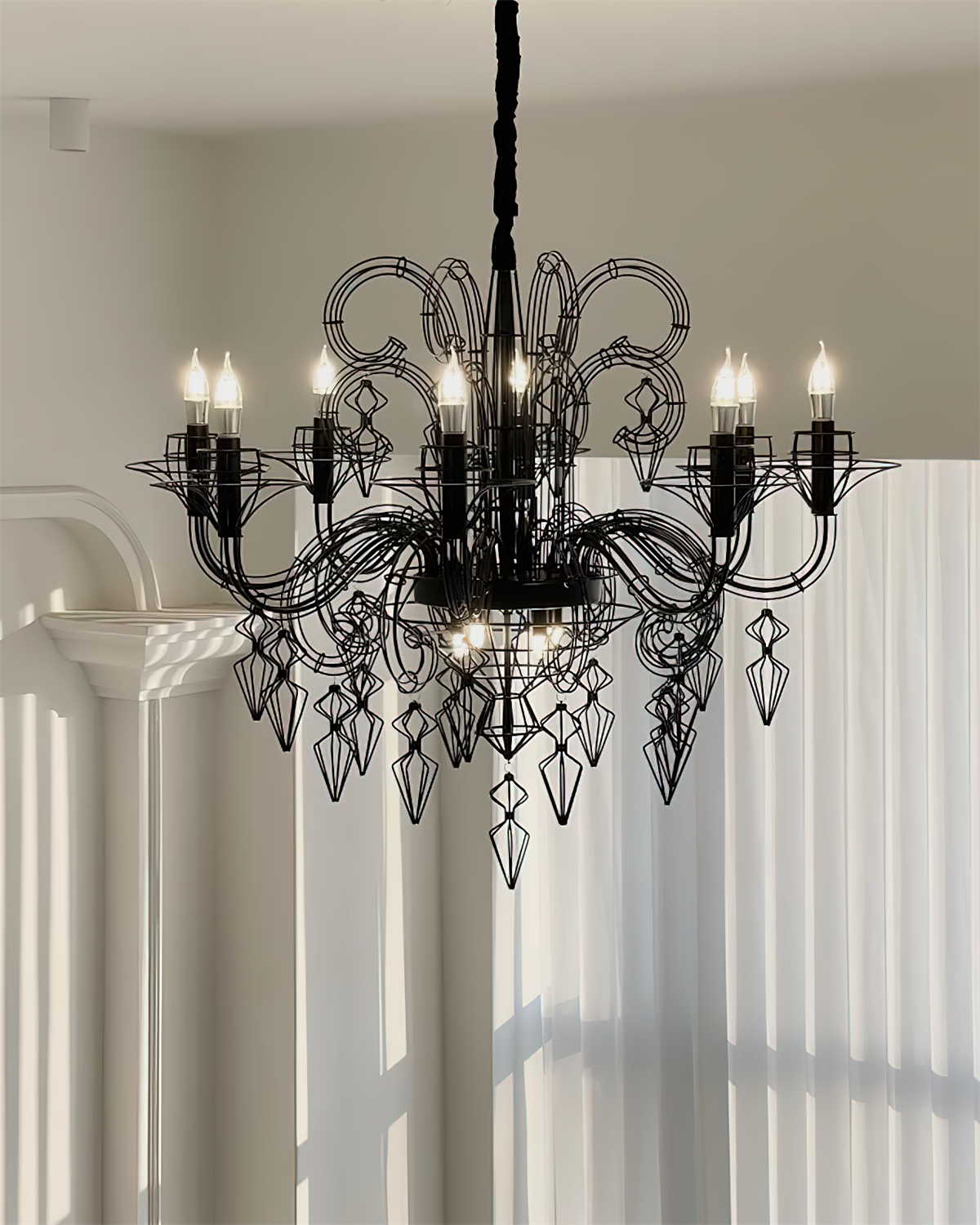 Lustre Baroque Luxe Câble - Neutralighting
