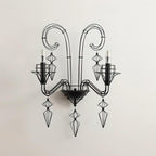 Baroque Applique Murale Sculpturale en Fil - Neutralighting