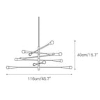 Sifuvyu Moderne Minimaliste Laiton Métal Lustre - Neutralighting
