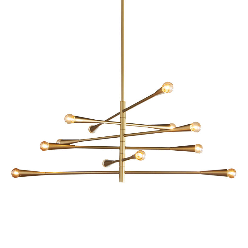 Sifuvyu Moderne Minimaliste Laiton Métal Lustre - Neutralighting