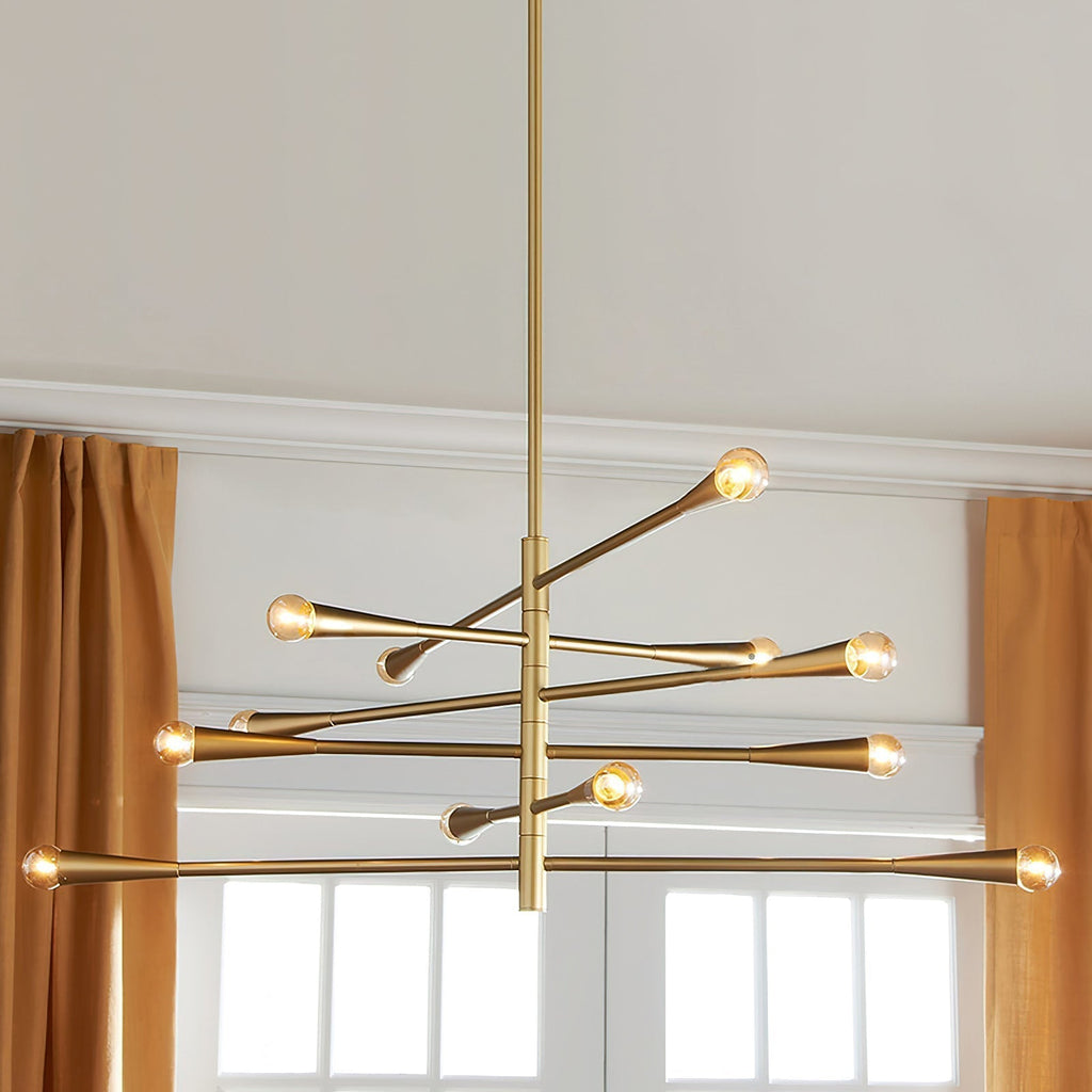 Sifuvyu Moderne Minimaliste Laiton Métal Lustre - Neutralighting