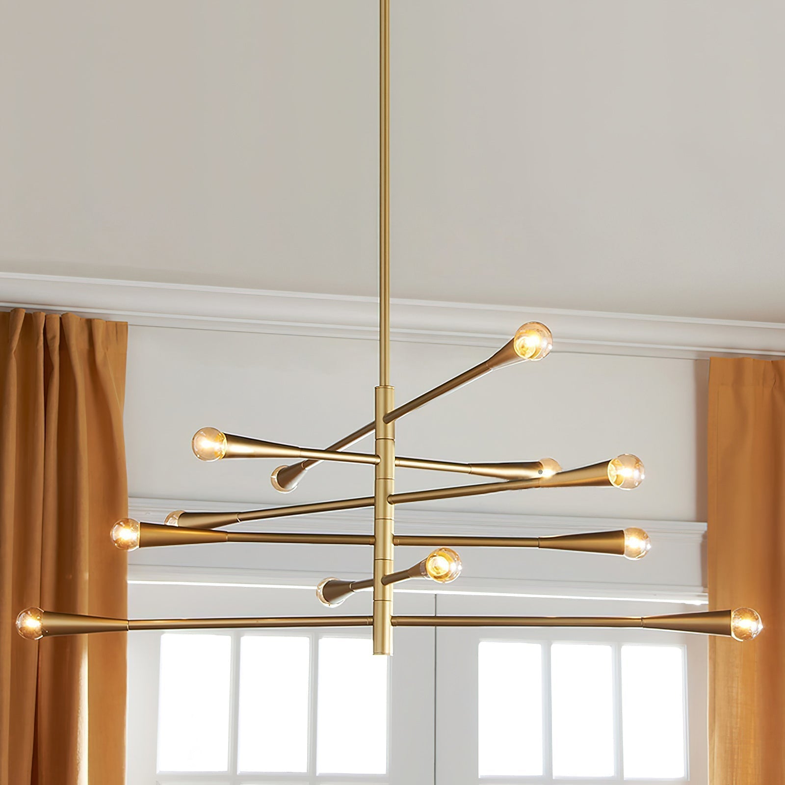 Sifuvyu Moderne Minimaliste Laiton Métal Lustre - Neutralighting