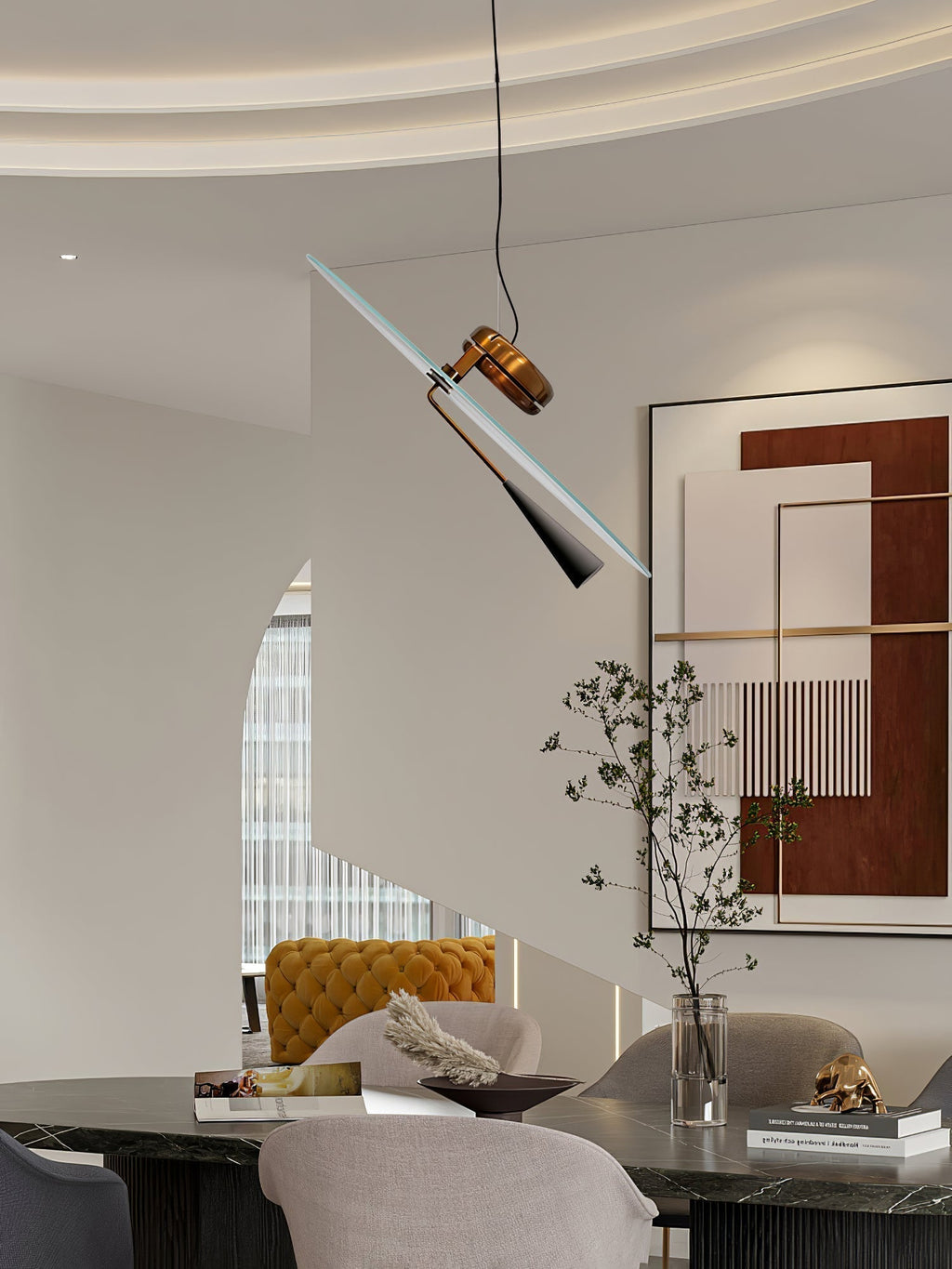 Symirel Lampe à suspension d'art nordique haut de gamme - Neutralighting