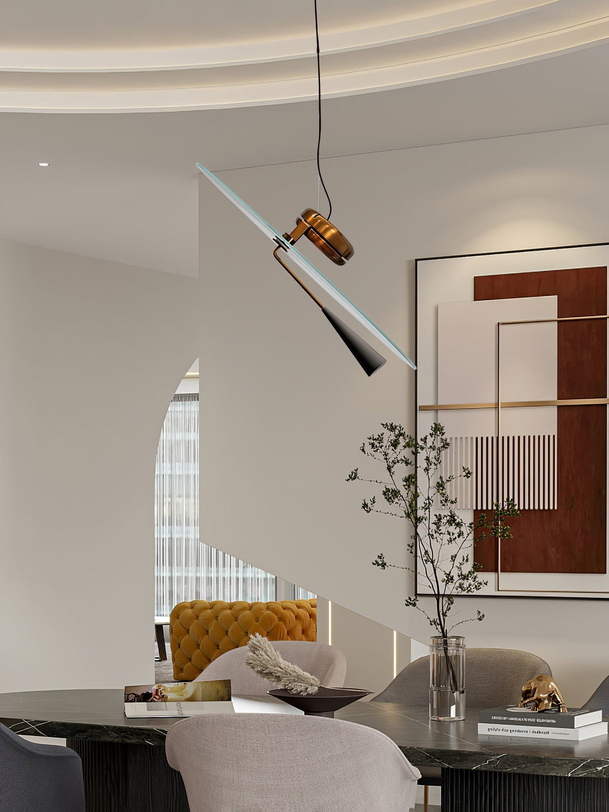 Symirel Lampe à suspension d'art nordique haut de gamme - Neutralighting
