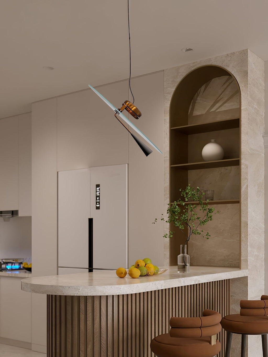 Symirel Lampe à suspension d'art nordique haut de gamme - Neutralighting