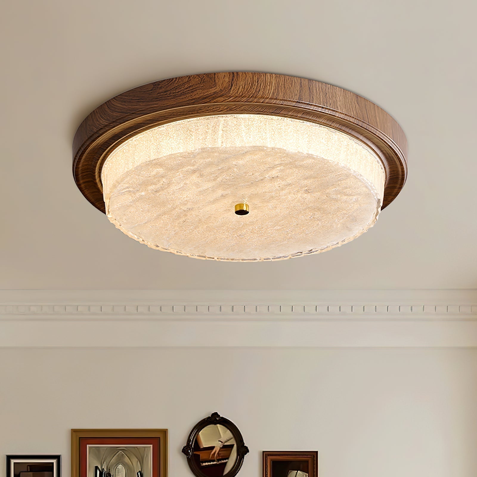 Ondra Plafonnier en Verre Minimaliste - Neutralighting