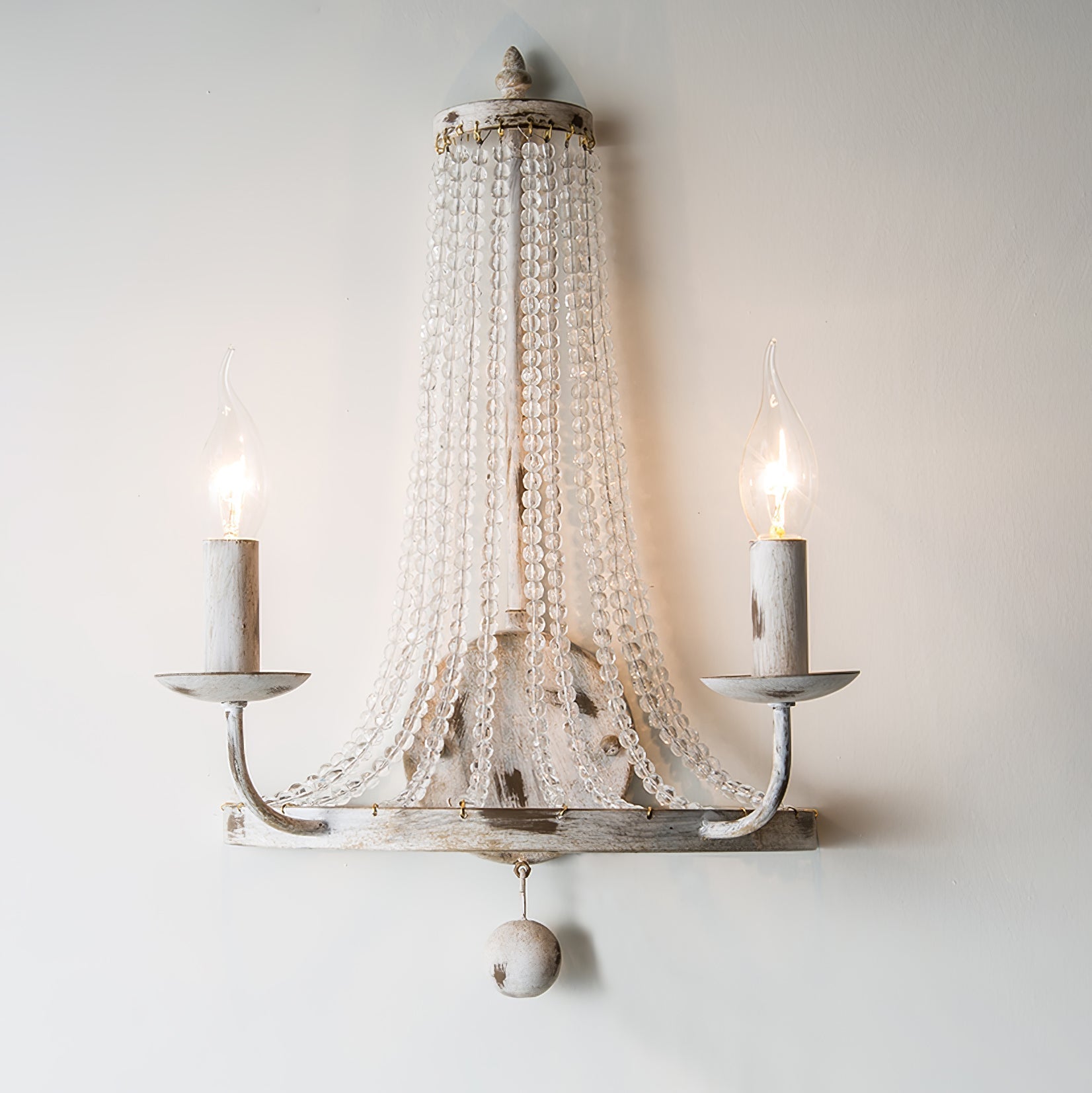 Arvela Vintage Industriel Crystal Applique - Neutralighting