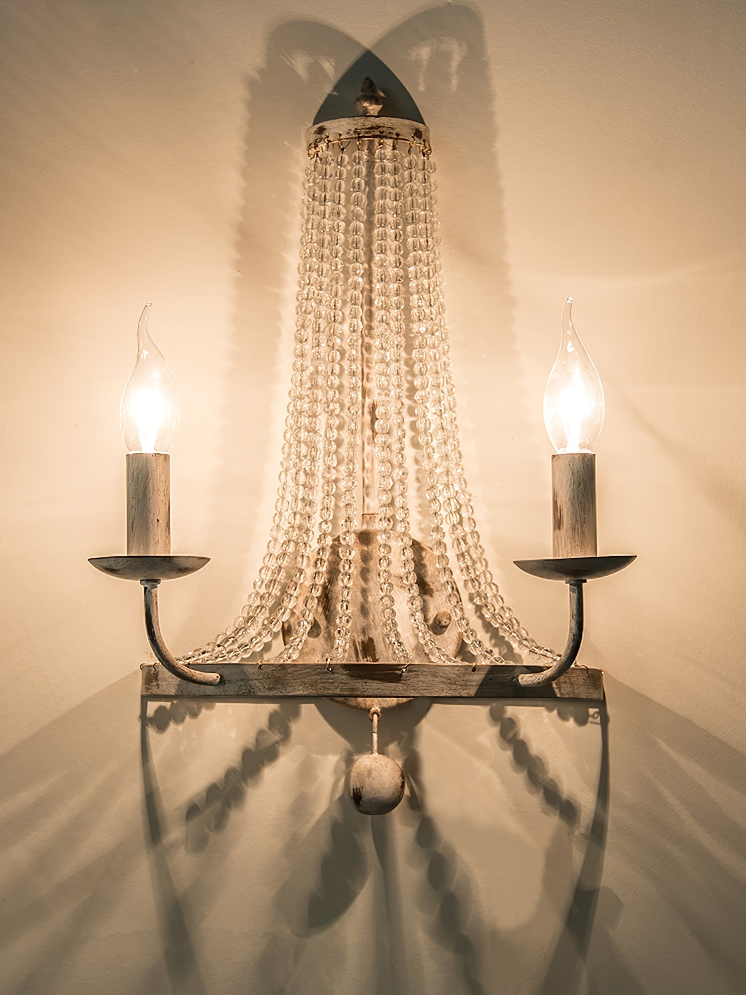 Arvela Vintage Industriel Crystal Applique - Neutralighting