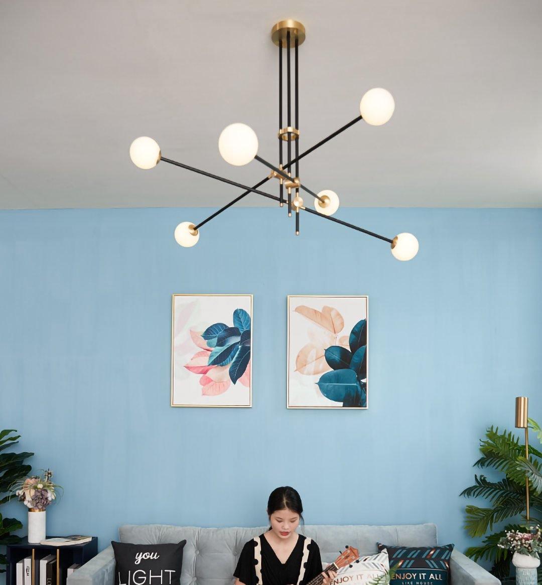 LustraLustre SI Laiton Verre Globe - Neutralighting