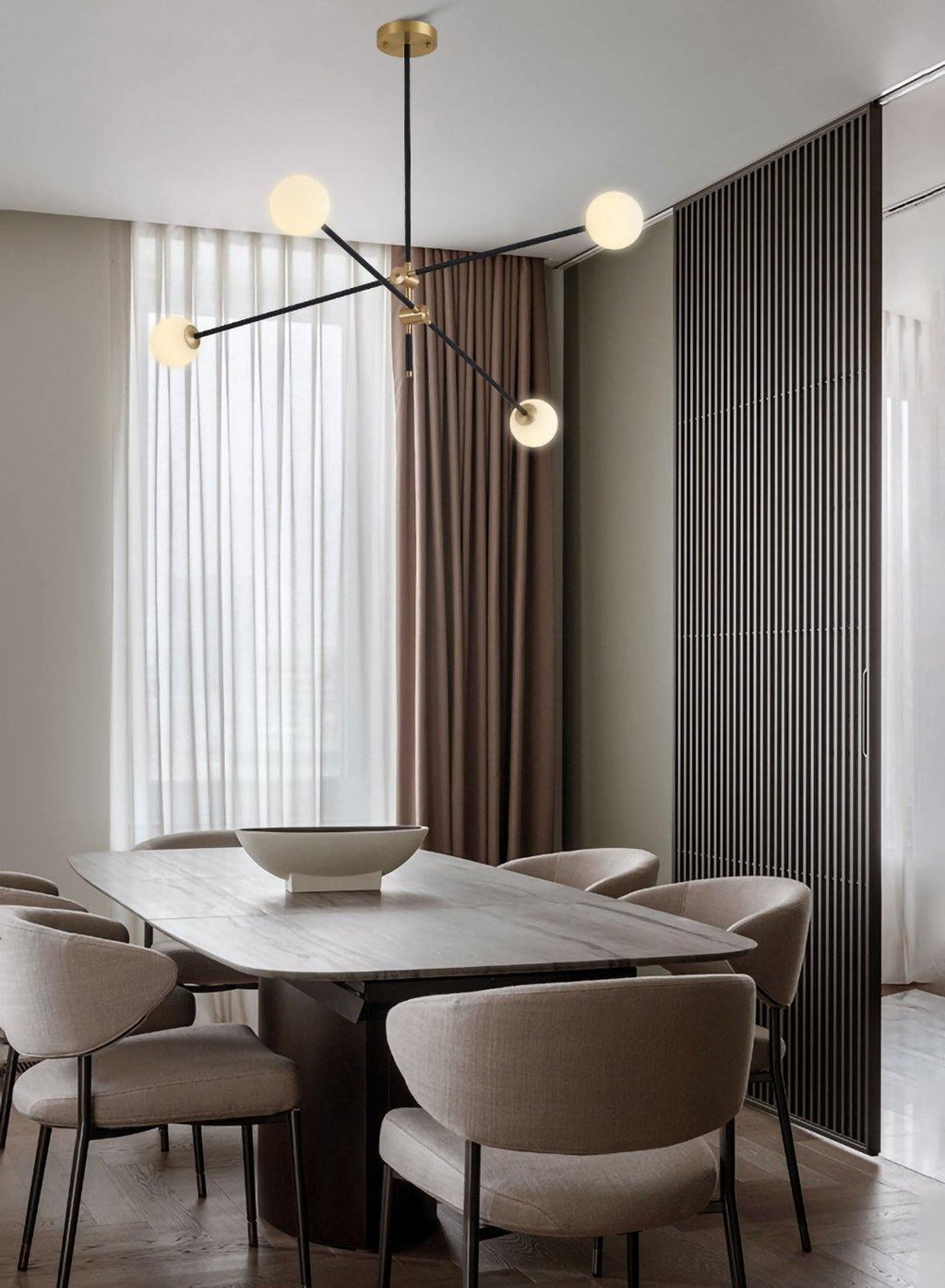 LustraLustre SI Laiton Verre Globe - Neutralighting