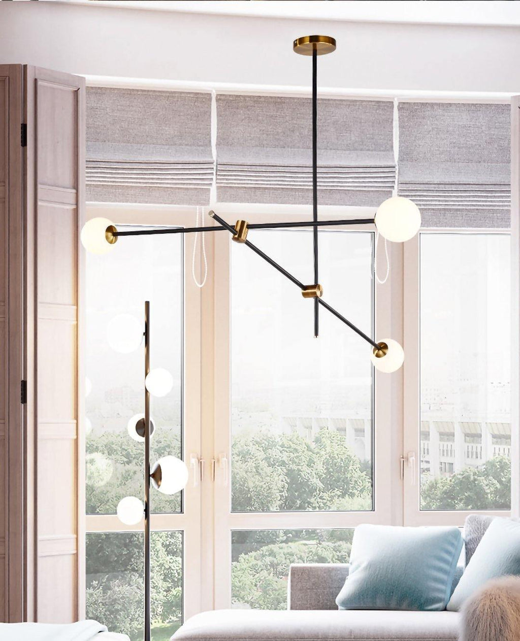 LustraLustre SI Laiton Verre Globe - Neutralighting