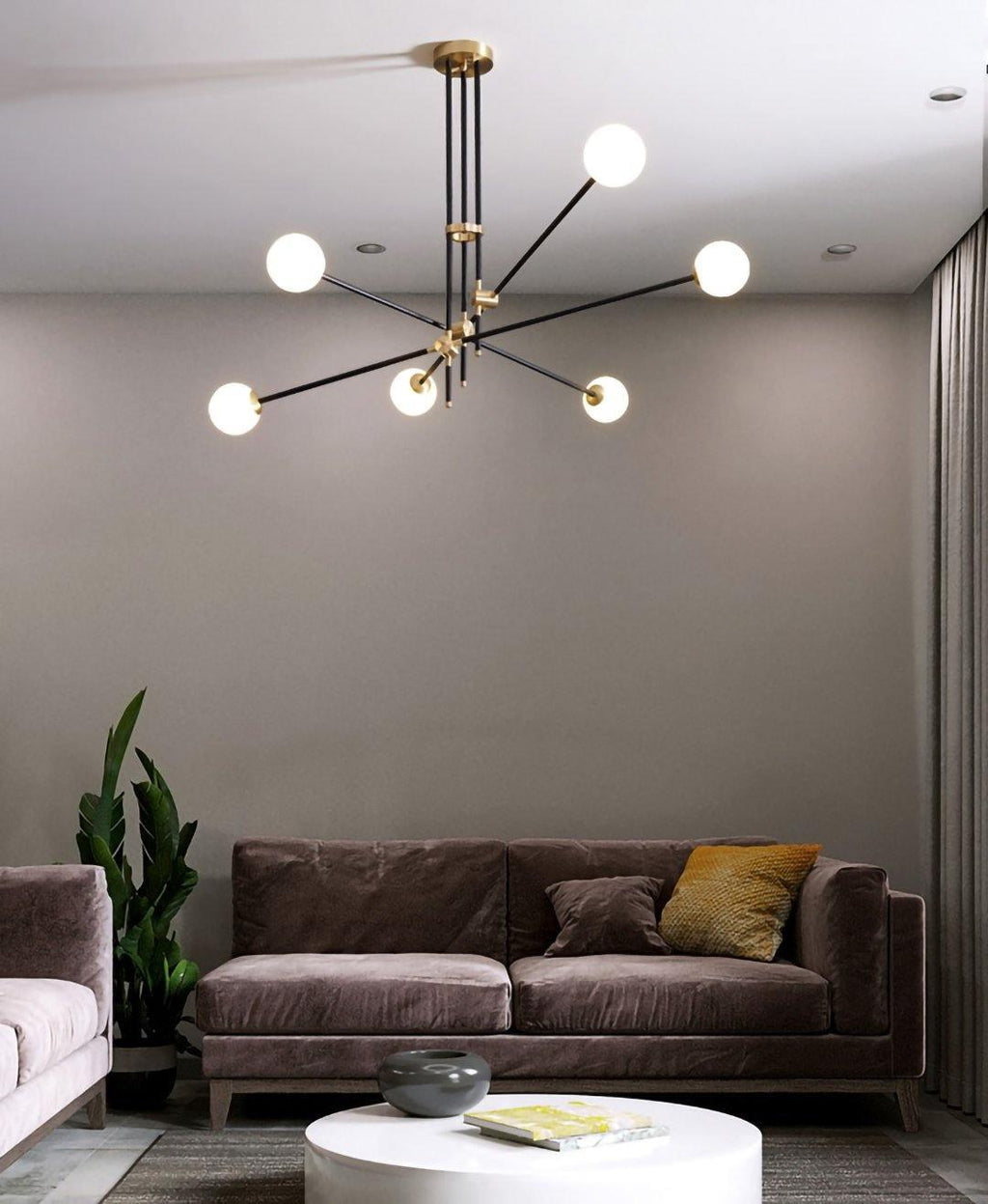 LustraLustre SI Laiton Verre Globe - Neutralighting