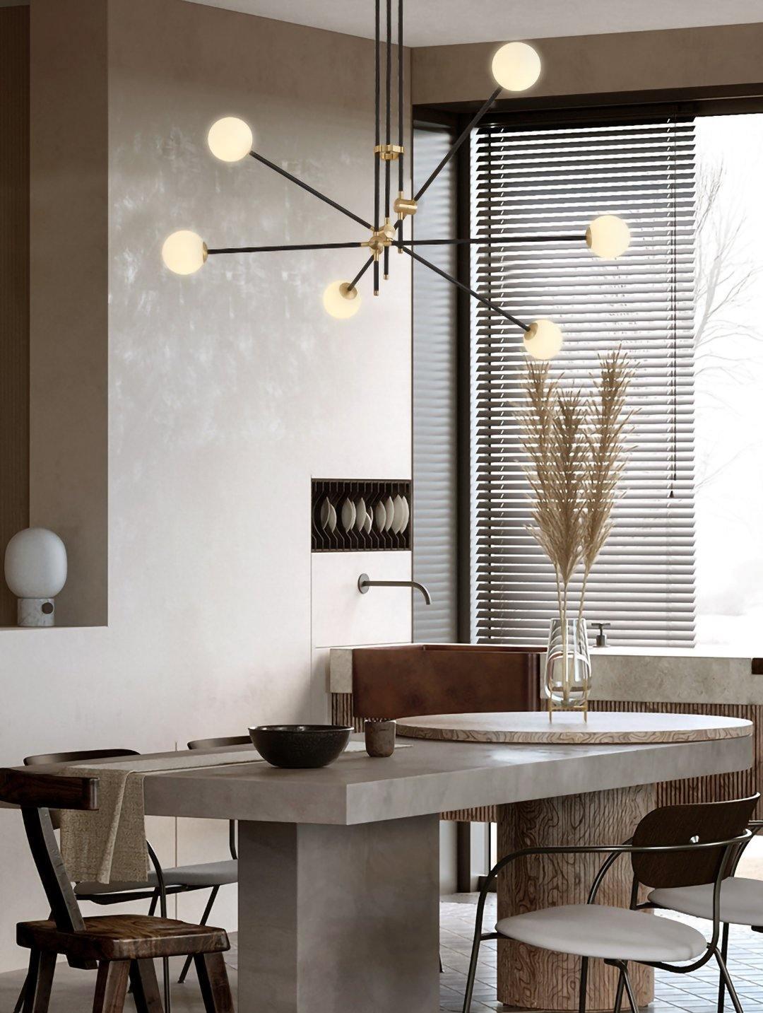 LustraLustre SI Laiton Verre Globe - Neutralighting