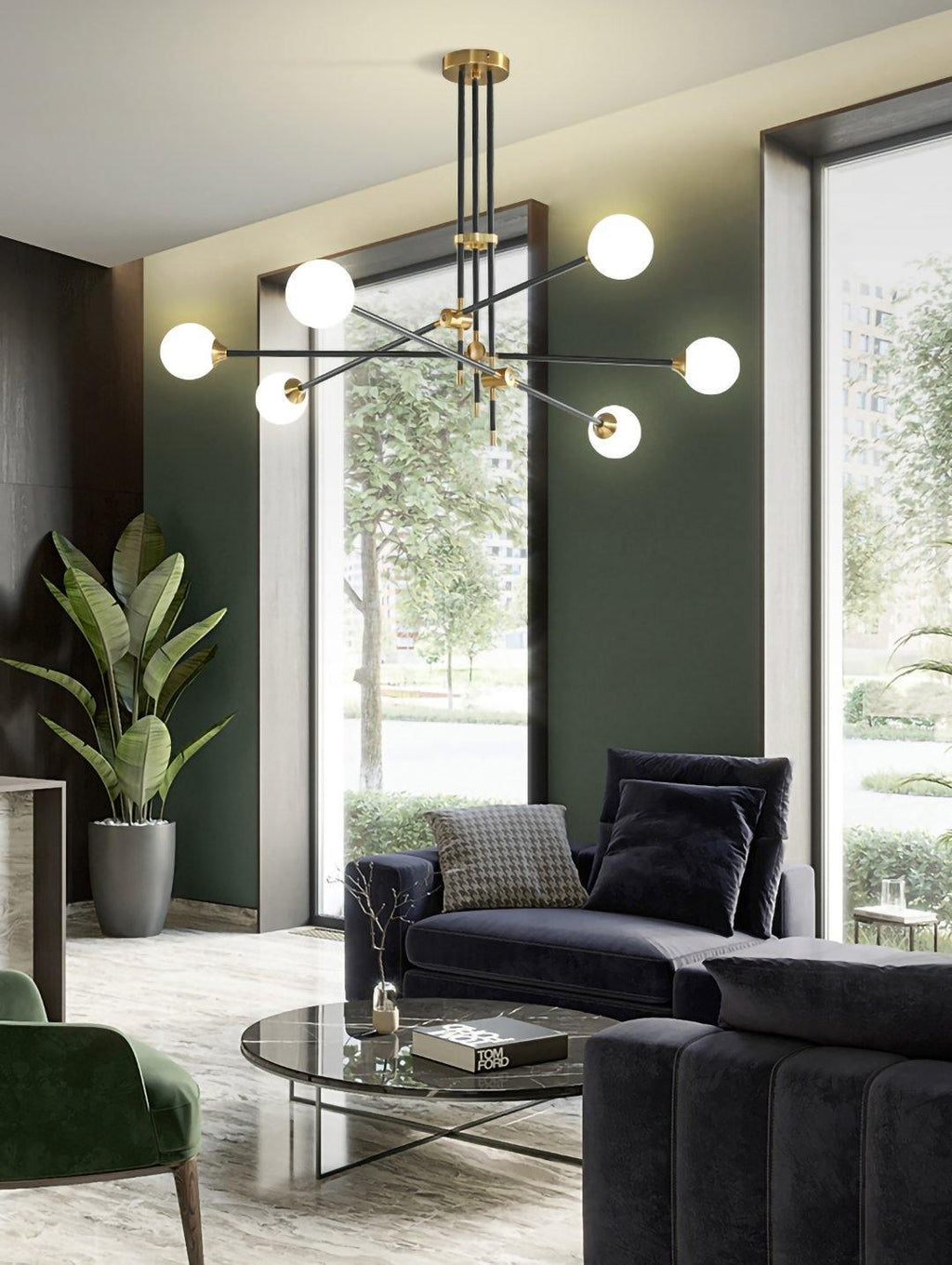 LustraLustre SI Laiton Verre Globe - Neutralighting