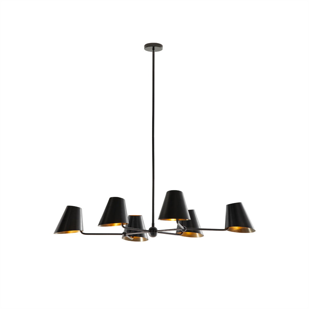 Vemarora Lustre Métal Linéaire Industriel Vintage - Neutralighting