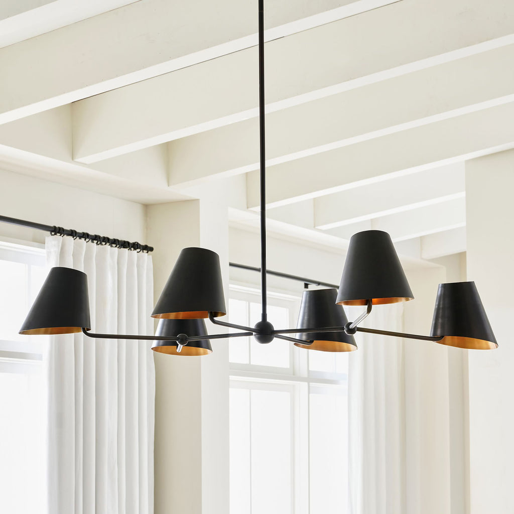 Vemarora Lustre Métal Linéaire Industriel Vintage - Neutralighting