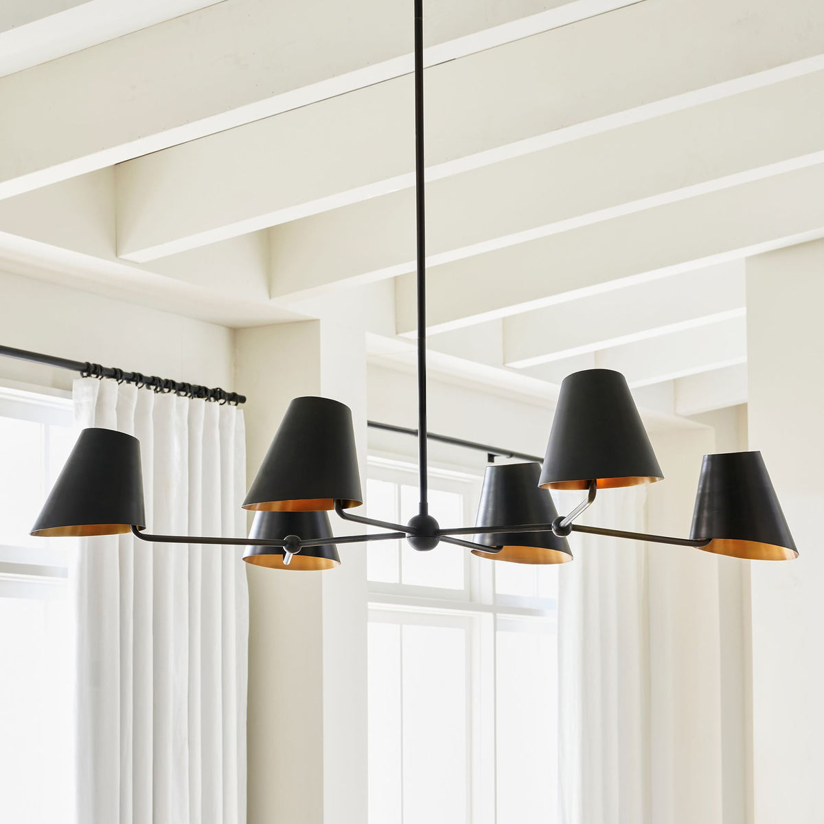 Vemarora Lustre Métal Linéaire Industriel Vintage - Neutralighting