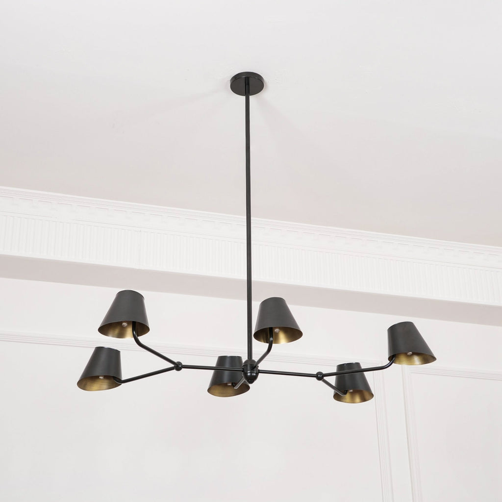 Vemarora Lustre Métal Linéaire Industriel Vintage - Neutralighting
