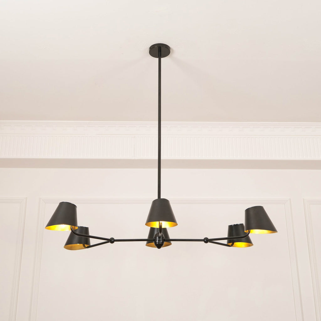 Vemarora Lustre Métal Linéaire Industriel Vintage - Neutralighting