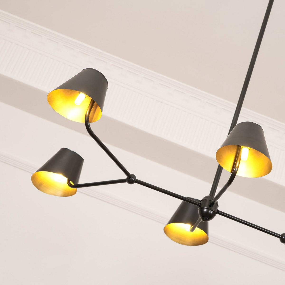 Vemarora Lustre Métal Linéaire Industriel Vintage - Neutralighting