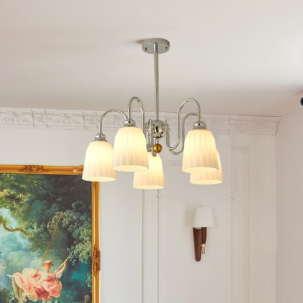 Micah Chandelier Vintage en Verre - Neutralighting