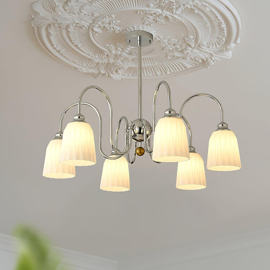 Micah Chandelier Vintage en Verre - Neutralighting