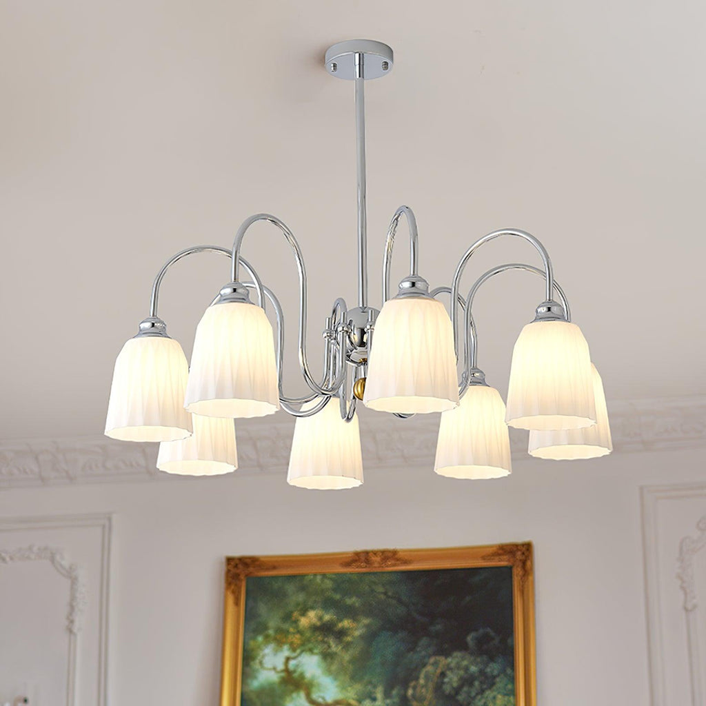 Micah Chandelier Vintage en Verre - Neutralighting