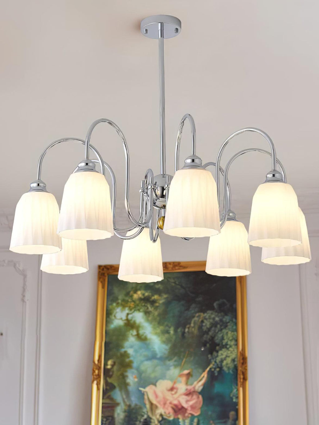 Micah Chandelier Vintage en Verre - Neutralighting
