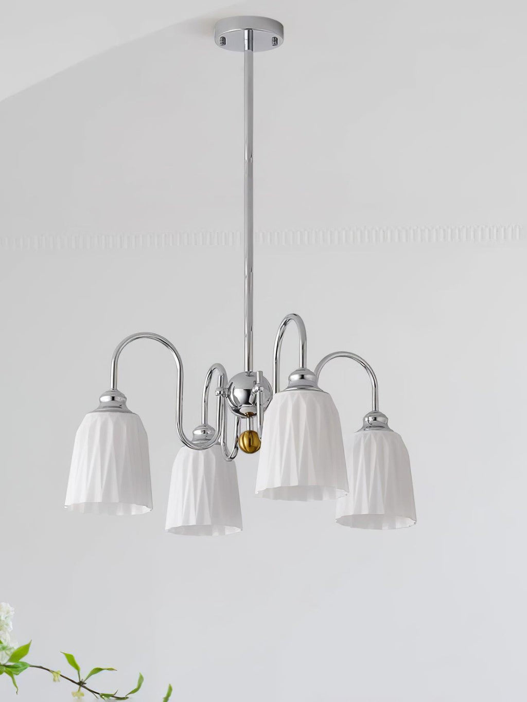 Micah Chandelier Vintage en Verre - Neutralighting