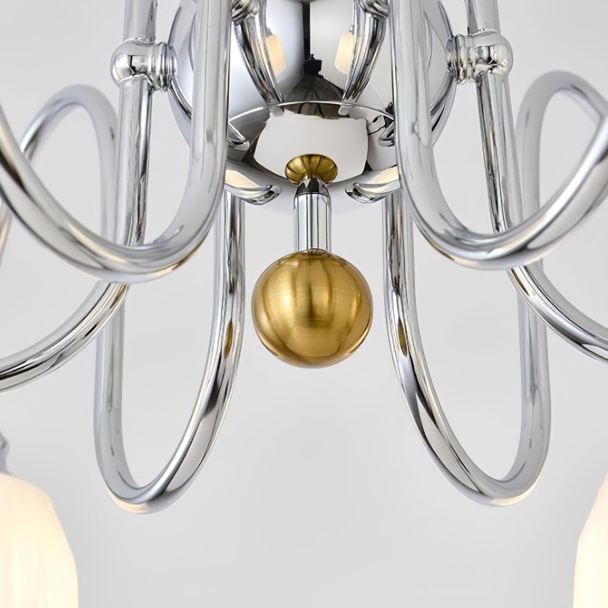 Micah Chandelier Vintage en Verre - Neutralighting