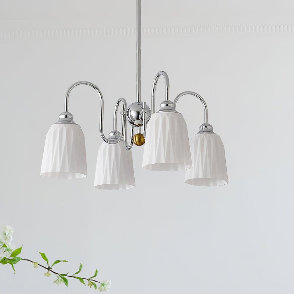 Micah Chandelier Vintage en Verre - Neutralighting