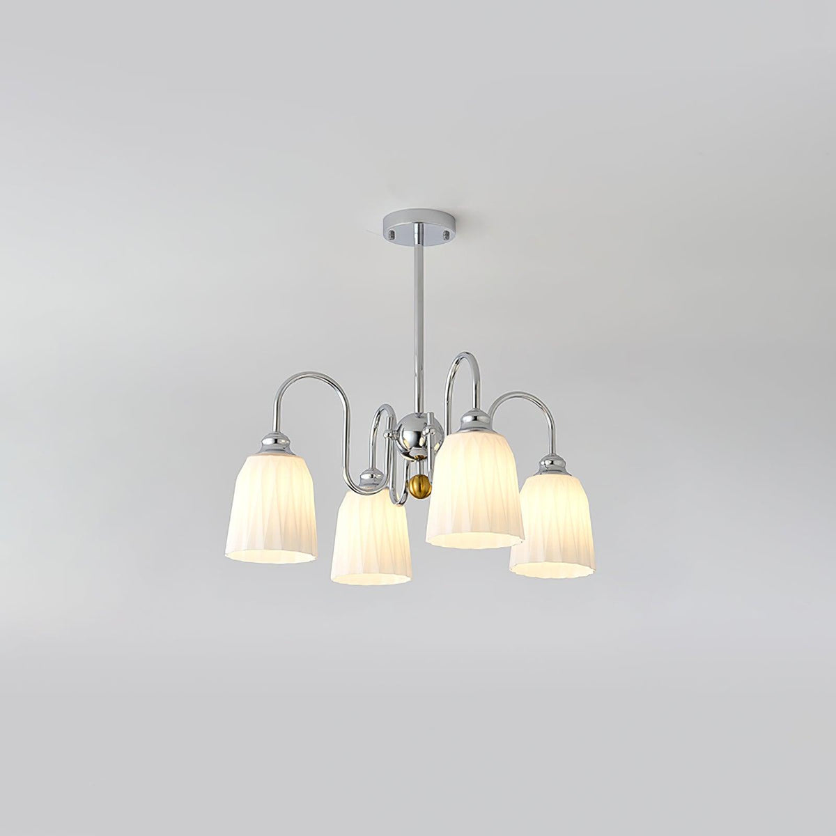 Micah Chandelier Vintage en Verre - Neutralighting