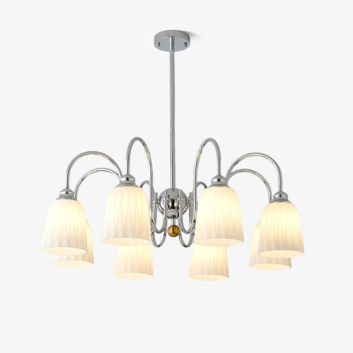 Micah Chandelier Vintage en Verre - Neutralighting