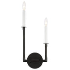 Alvuvyh Moderne Minimaliste Noir Métal Applique Murale - Neutralighting