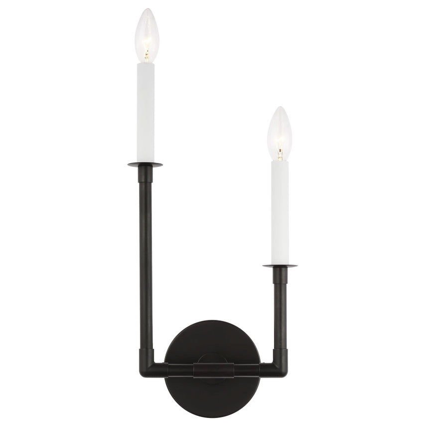 Alvuvyh Moderne Minimaliste Noir Métal Applique Murale - Neutralighting