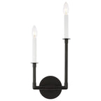 Alvuvyh Moderne Minimaliste Noir Métal Applique Murale - Neutralighting