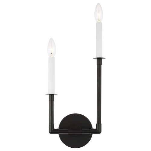 Alvuvyh Moderne Minimaliste Noir Métal Applique Murale - Neutralighting