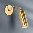 Vatnuvyu Moderne Minimaliste Tissu Métal Applique Murale - Neutralighting