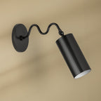Vatnuvyu Moderne Minimaliste Tissu Métal Applique Murale - Neutralighting