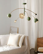 Lustra Chandelier Vert Sci-Fi Élégant - Neutralighting