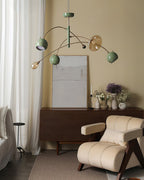 Lustra Chandelier Vert Sci-Fi Élégant - Neutralighting