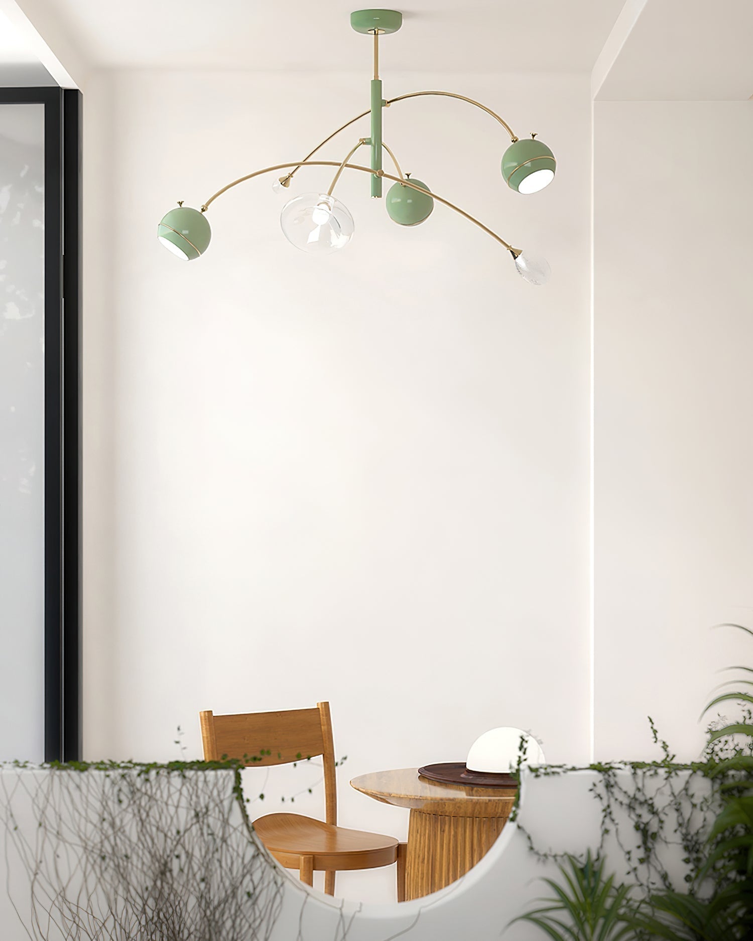 Lustra Chandelier Vert Sci-Fi Élégant - Neutralighting
