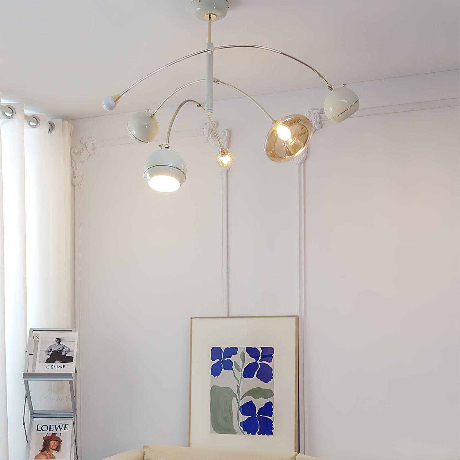 Lustra Chandelier Vert Sci-Fi Élégant - Neutralighting