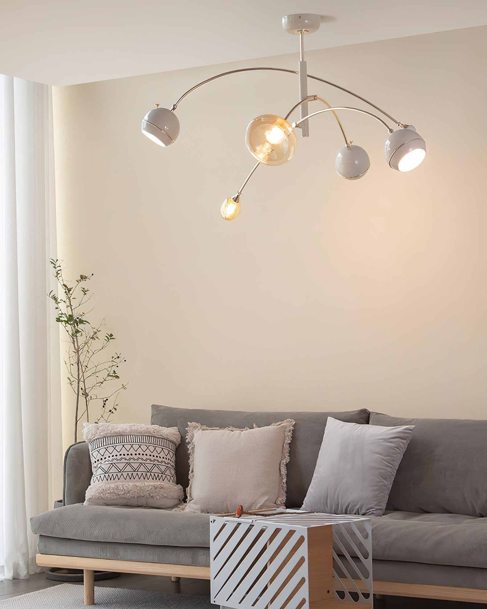 Lustra Chandelier Vert Sci-Fi Élégant - Neutralighting