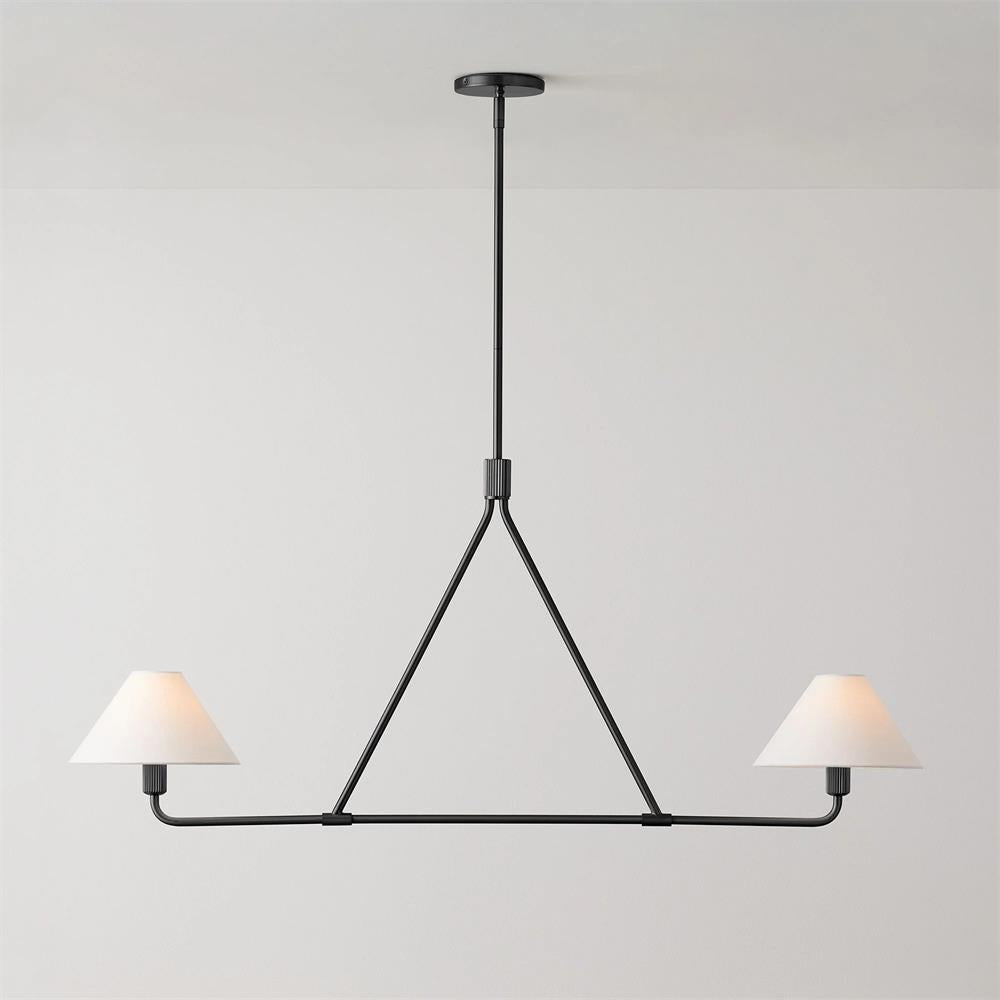Ornuvyh Ancien Industriel Métal Tissu Lustre - Neutralighting