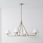 Ornuvyh Ancien Industriel Métal Tissu Lustre - Neutralighting