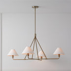 Ornuvyh Ancien Industriel Métal Tissu Lustre - Neutralighting
