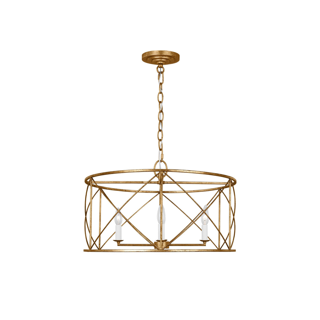 Waegnuvyu Moderne Minimaliste Ancien Industriel Métal Lanterne Lustre - Neutralighting