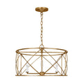 Waegnuvyu Moderne Minimaliste Ancien Industriel Métal Lanterne Lustre - Neutralighting